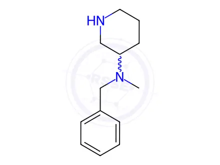 Chemical structure of Benzyl-methyl-piperidin-3-yl-amine Hydrochloride
