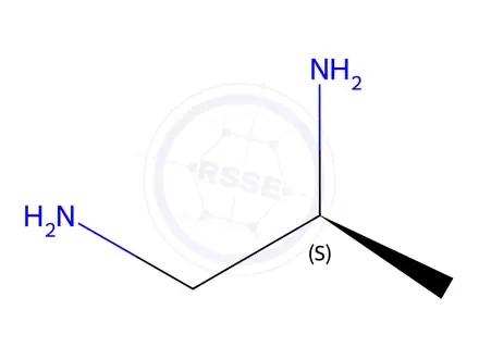 Chemical structure of (S)-Propane-1,2-diamine