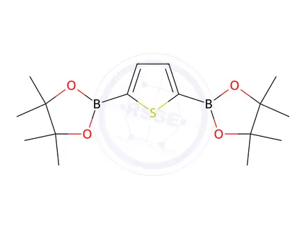 Chemical structure of Thiophene-2,5-diboronic Acid Bis(pinacol) Ester