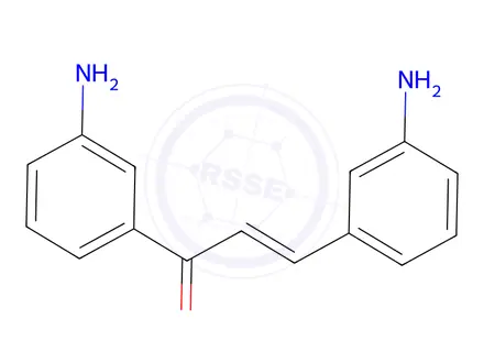 Chemical structure of 1,3-Bis(3-aminophenyl)prop-2-en-1-one