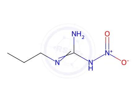 Chemical structure of NPROPYLNNITROGUANIDINE