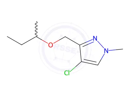 Chemical structure of 3-(sec-butoxymethyl)-4-chloro-1-methyl-1H-pyrazole