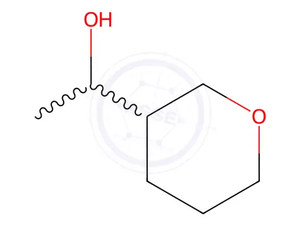 Chemical structure of 1-(oxan-3-yl)ethanol