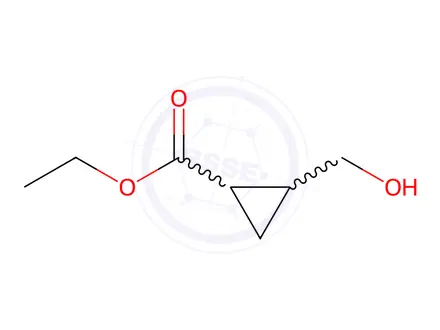 Chemical structure of 2-Hydroxymethyl-cyclopropanecarboxylic acid ethyl ester