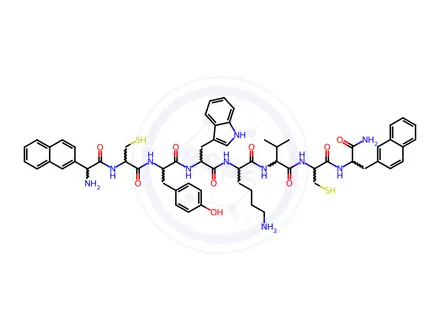 Chemical structure of Vapreotide Impurity 67