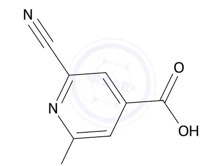 Chemical structure of 2-Cyano-6-methoxyisonicotinic Acid