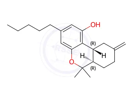 Chemical structure of Delat(11)-Tetrahydrocannabinol