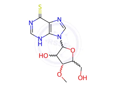 Chemical structure of Ateganosine Impurity 95