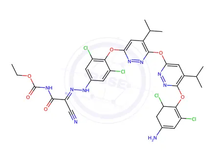Chemical structure of Resmetirom impurity 117