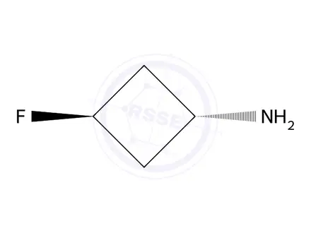 Chemical structure of trans-3-Fluorocyclobutanamine