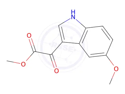 Chemical structure of Methyl 2-(5-Methoxy-1H-indol-3-yl)-2-oxoacetate
