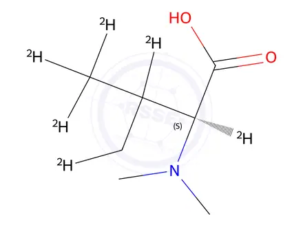 Chemical structure of N,N-Dimethyl-L-valine-d6
