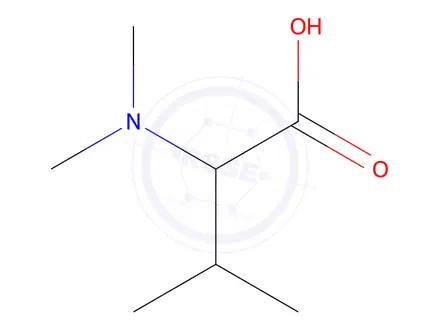 Chemical structure of 2-(dimethylamino)-3-methylbutanoic acid
