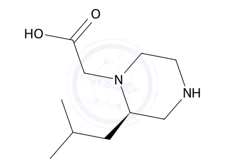 Chemical structure of (R)-2-(2-Isobutylpiperazin-1-yl)acetic acid
