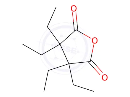 Chemical structure of 3,3,4,4-tetraethyloxolane-2,5-dione