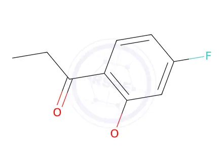 Chemical structure of 1-(4-Fluoro-2-methoxyphenyl)propan-1-one