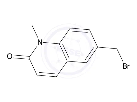 Chemical structure of 6-(Bromomethyl)-1-methylquinolin-2(1H)-one