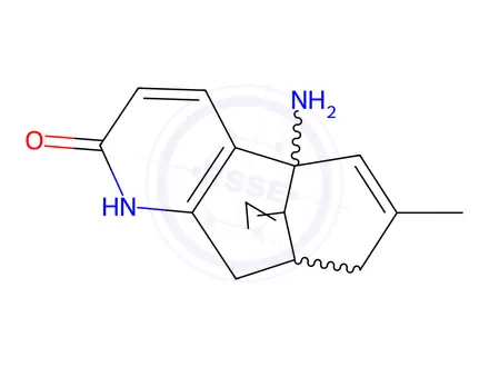 Chemical structure of HUPERZINE