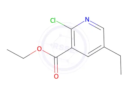 Chemical structure of 2-CHLORO-5-ETHYLPYRIDINE-3-CARBOXYLIC ACID ETHYL ESTER