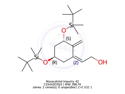 Chemical structure of Maxacalcitol Impurity 42