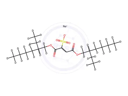 Chemical structure of Docusate-d34 Sodium Salt