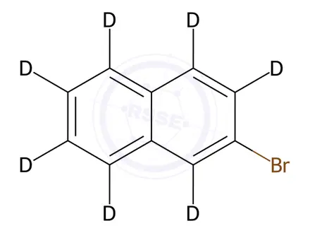 Chemical structure of 2-Bromonaphthalene-d7