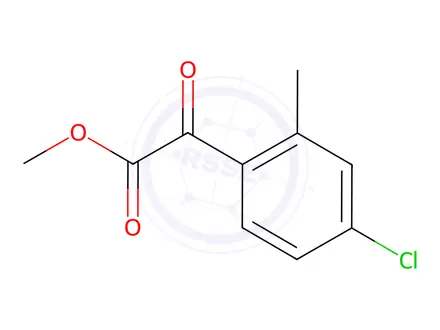 Chemical structure of Methyl 2-(4-chloro-2-methylphenyl)-2-oxoacetate