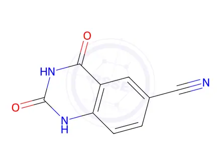 Chemical structure of 2,4-Dihydroxyquinazoline-6-carbonitrile