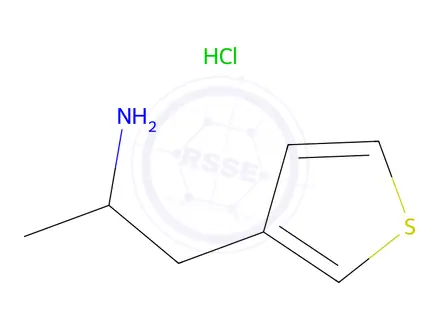 Chemical structure of 1-(Thiophen-3-yl)propan-2-amine hydrochloride