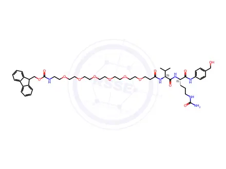 Chemical structure of Fmoc-PEG6-Val-Cit-PAB-OH