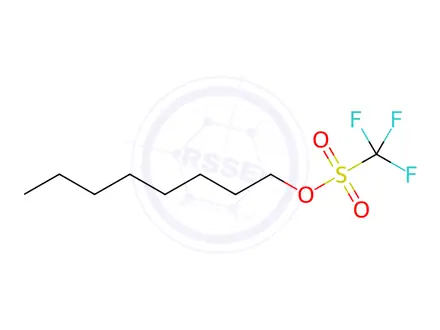 Chemical structure of OCTYL TRIFLUOROMETHANESULFONATE