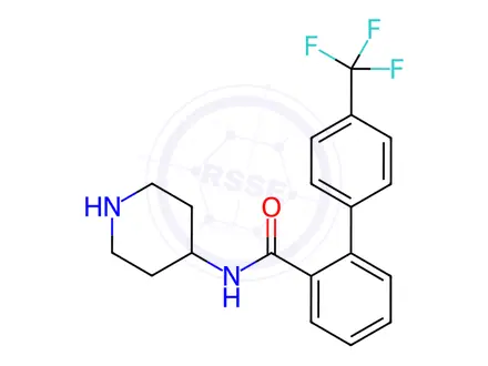 Chemical structure of Lomitapide Impurity 1 (Lomitapide M1)