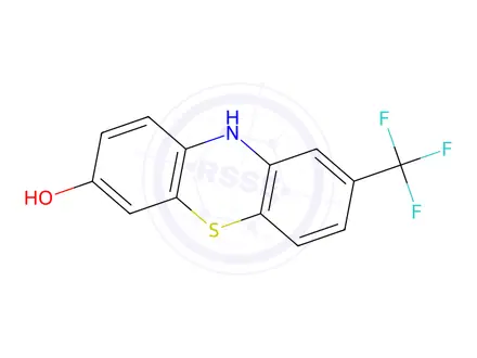 Chemical structure of 8-(Trifluoromethyl)-10H-phenothiazin-3-ol
