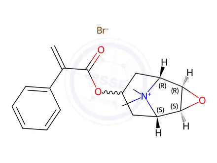 Chemical structure of Apomethylscopolamine Bromide