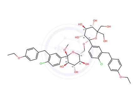 Chemical structure of Ertugliflozin Impurity 60