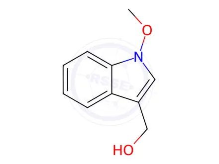 Chemical structure of (1-Methoxy-1H-indol-3-yl)methanol