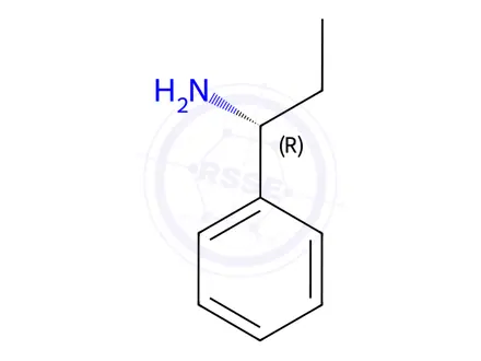 Chemical structure of (R)-alpha-Ethylbenzylamine