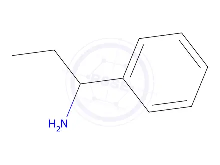 Chemical structure of ALPHA-ETHYLBENZYLAMINE