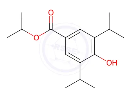 Chemical structure of Propofol Impurity 16 (Propofol EP Impurity P)