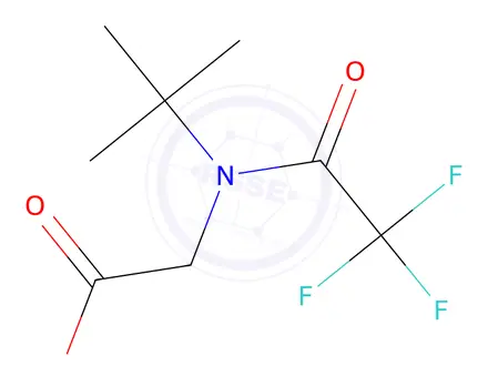 Chemical structure of n-(Tert-butyl)-n-(2,2,2-trifluoroacetyl)glycine