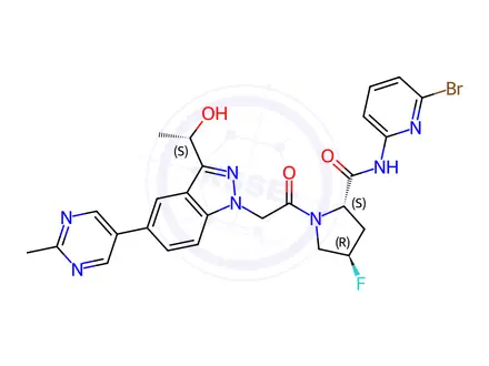 Chemical structure of Danicopan Impurity 123