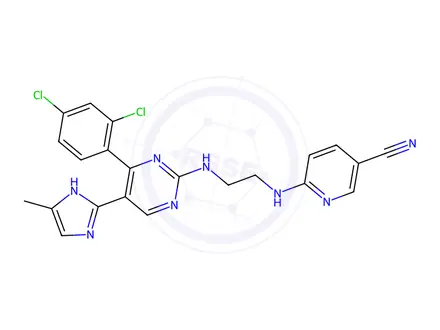 Chemical structure of CHIR 99021 dihydrochloride