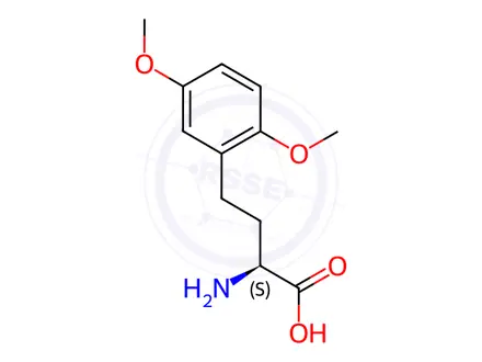 Chemical structure of (S)-2-Amino-4-(2,5-dimethoxyphenyl)butanoic acid