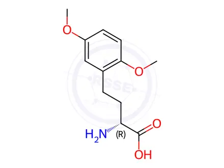 Chemical structure of (R)-2-Amino-4-(2,5-dimethoxyphenyl)butanoic acid