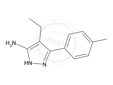 Chemical structure of 4-Ethyl-3-(p-tolyl)-1h-pyrazol-5-amine