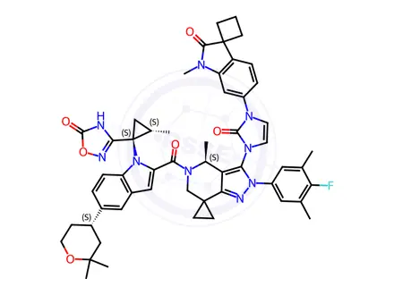 Chemical structure of Orforglipron Impurity 309