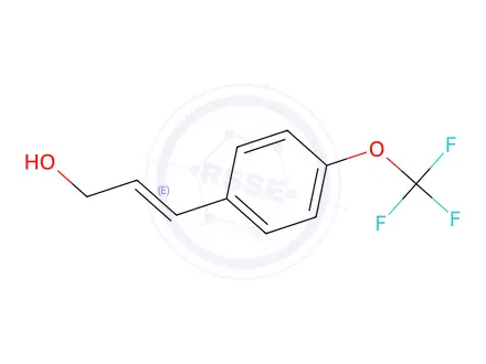 Chemical structure of (E)-3-(4-(Trifluoromethoxy)phenyl)prop-2-en-1-ol