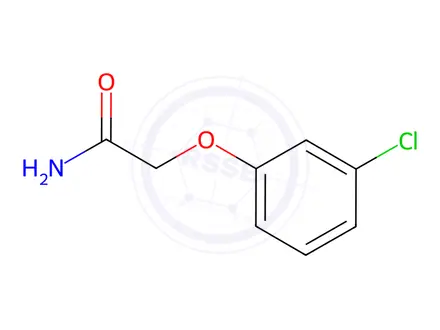Chemical structure of 2-(3-CHLOROPHENOXY)ACETAMIDE