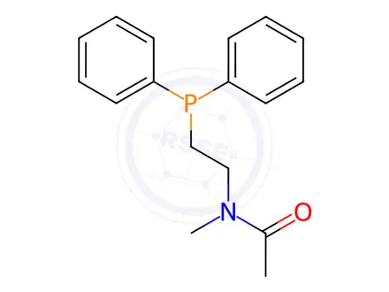 Chemical structure of N-(2-(Diphenylphosphino)ethyl)-N-methylacetamide