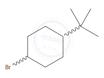 Chemical structure of Cyclohexane, 1-bromo-4-(1,1-dimethylethyl)-